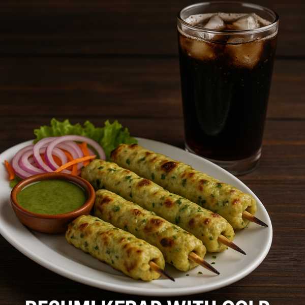 Reshmi Kabab + Cold drinks