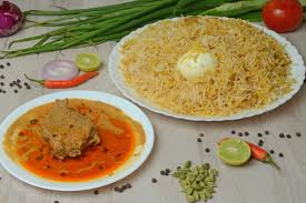 Aloo Biryani + Chicken Chaap