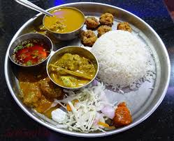 Special Sabji Bhat Thali